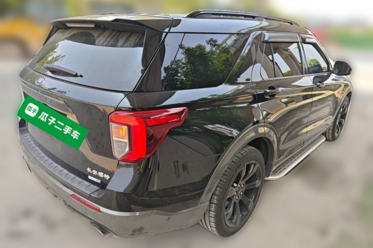 Used Ford Explorer 2020 EcoBoost 285 Four-Wheel Drive Sport Edition ST-LINE 7-Seater Rear Right 45 Deg
