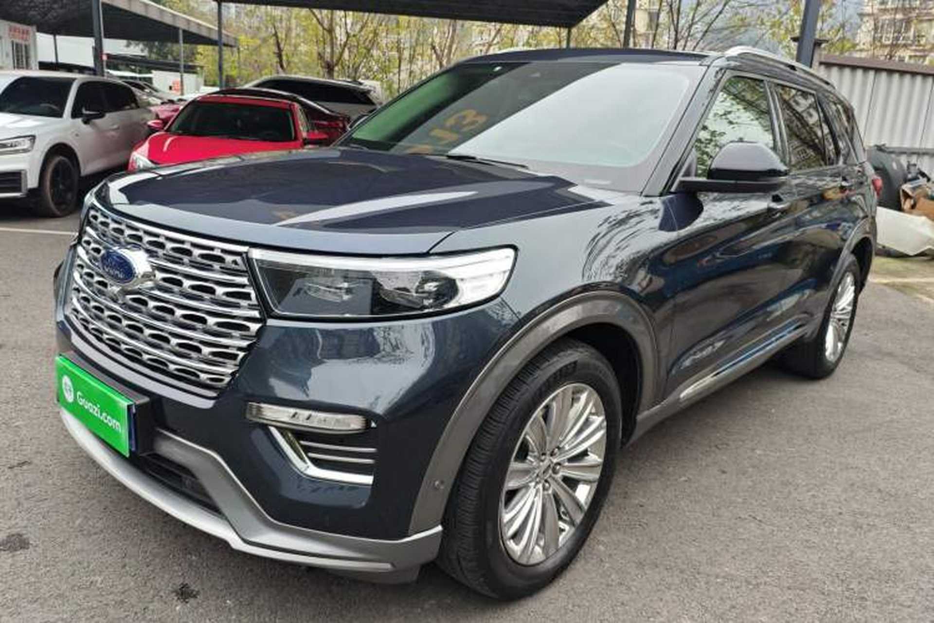 Used Ford Explorer 2020 EcoBoost 285 4x4 Titanium Edition 7-Seater Front Left 45 Deg