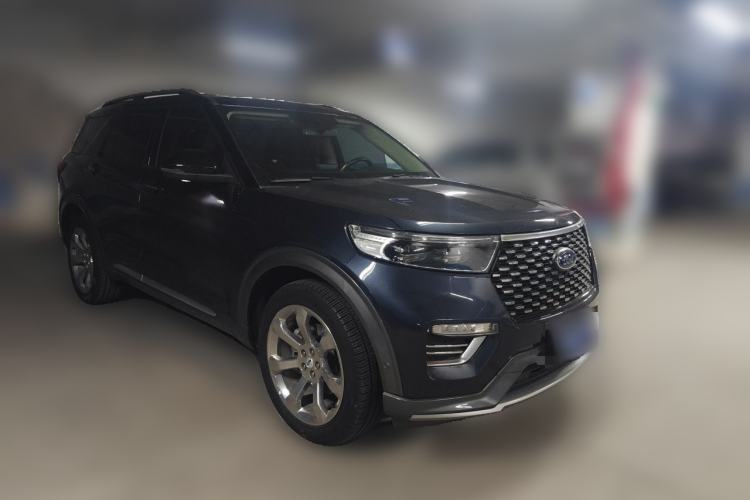 Used Ford Explorer 2020 EcoBoost 285 4x4 Platinum Edition 6 Seats Front Right 45 Deg