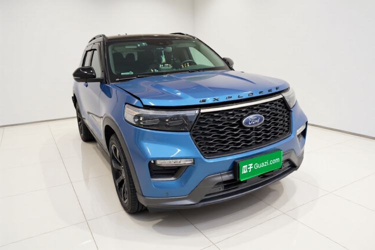 Used Ford Explorer 2020 EcoBoost 285 Four-Wheel Drive Sport Edition ST-LINE 7-Seater Front Right 45 Deg
