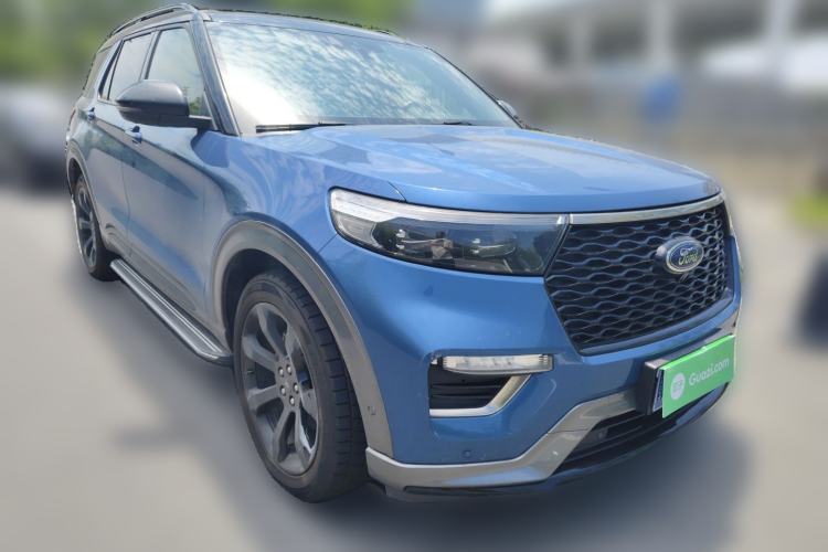 Used Ford Explorer 2020 EcoBoost 285 Four-Wheel Drive Sport Edition ST-LINE 7-Seater Front Right 45 Deg