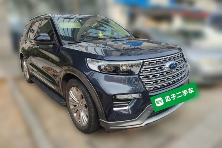 Used Ford Explorer 2020 EcoBoost 285 4x4 Titanium Edition 7-Seater Front Right 45 Deg