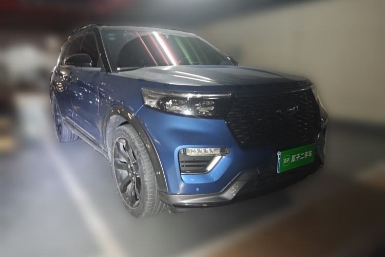 Used Ford Explorer 2020 EcoBoost 285 Four-Wheel Drive Sport Edition ST-LINE 7-Seater Front Right 45 Deg
