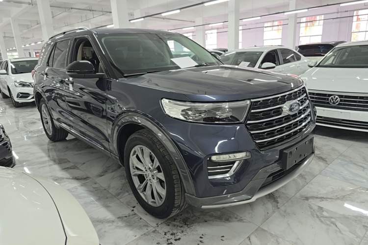 Used Ford Explorer 2020 EcoBoost 285 Four-Wheel Drive Trend Edition 6 Seats Front Right 45 Deg