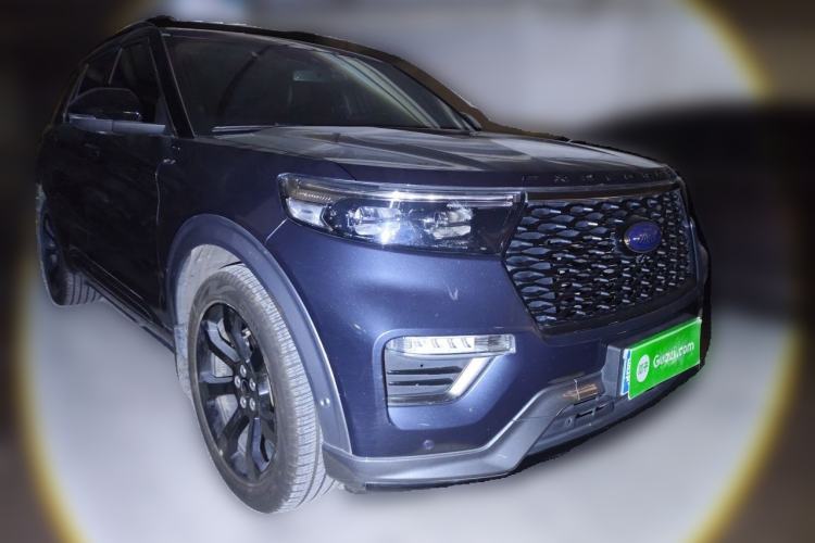 Used Ford Explorer 2020 EcoBoost 285 4x4 Sport Edition ST-LINE 6-Seater Front Right 45 Deg