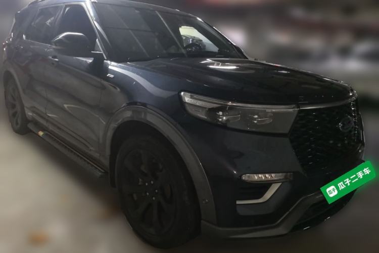 Used Ford Explorer 2020 EcoBoost 285 4x4 Sport Edition ST-LINE 6-Seater Front Right 45 Deg