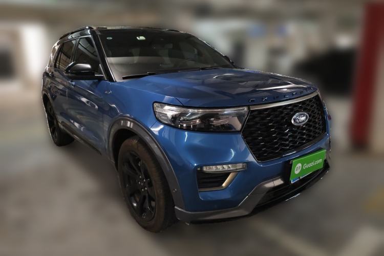 Used Ford Explorer 2020 EcoBoost 285 4x4 Sport Edition ST-LINE 6-Seater Front Right 45 Deg
