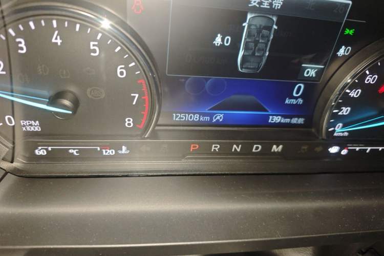 Used Ford Explorer 2020 EcoBoost 285 Rear-Drive Trend Edition 6 Seats Odometer Close Up