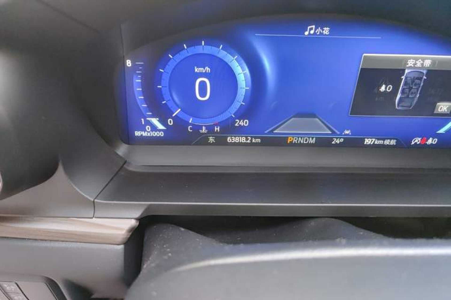 Used Ford Explorer 2020 EcoBoost 285 4x4 Titanium Edition 6 Seats Odometer Close Up