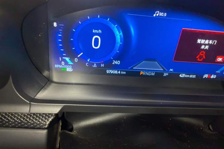 Used Ford Explorer 2020 EcoBoost 285 4x4 Sport Edition ST-LINE 6-Seater Odometer Close Up