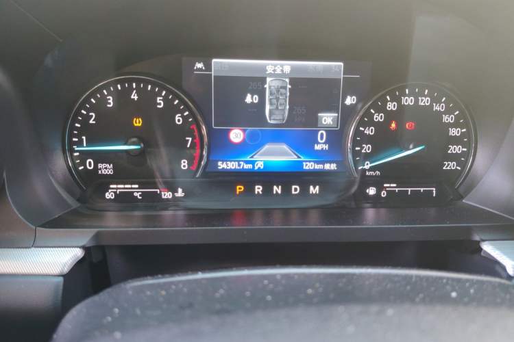 Used Ford Explorer 2020 EcoBoost 285 Four-Wheel Drive Trend Edition 6 Seats Odometer Close Up