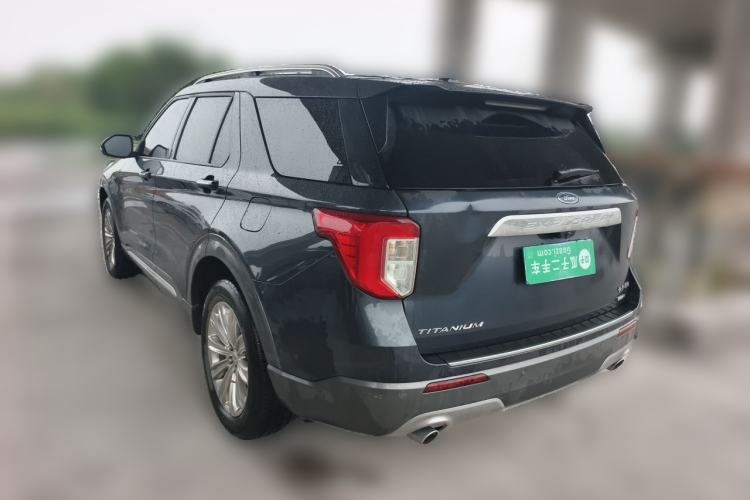 Used Ford Explorer 2020 EcoBoost 285 4x4 Titanium Edition 6 Seats Rear Left 45 Deg