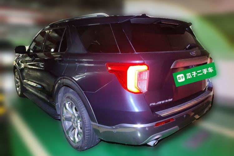 Used Ford Explorer 2020 EcoBoost 285 4x4 Platinum Edition 7-Seater Rear Left 45 Deg