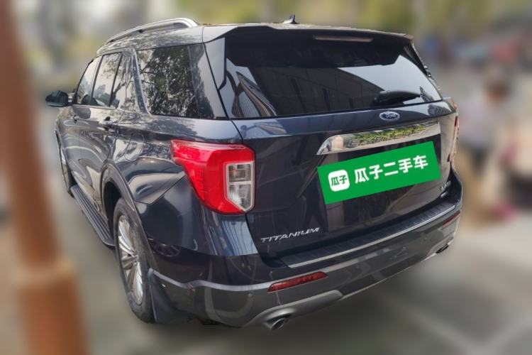 Used Ford Explorer 2020 EcoBoost 285 4x4 Titanium Edition 7-Seater Rear Left 45 Deg