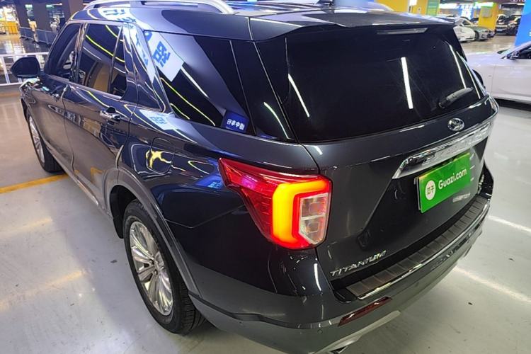Used Ford Explorer 2020 EcoBoost 285 4x4 Titanium Edition 6 Seats Rear Left 45 Deg