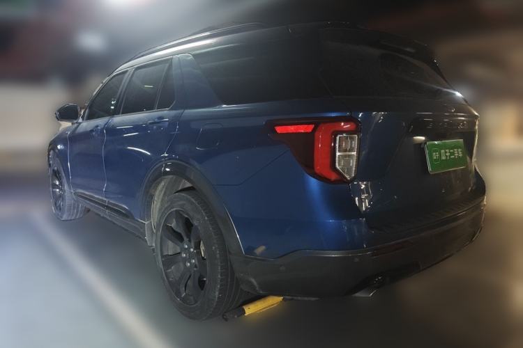 Used Ford Explorer 2020 EcoBoost 285 Four-Wheel Drive Sport Edition ST-LINE 7-Seater Rear Left 45 Deg
