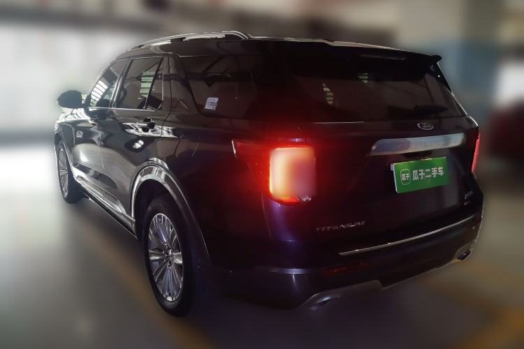 Used Ford Explorer 2020 EcoBoost 285 4x4 Titanium Edition 6 Seats Rear Left 45 Deg