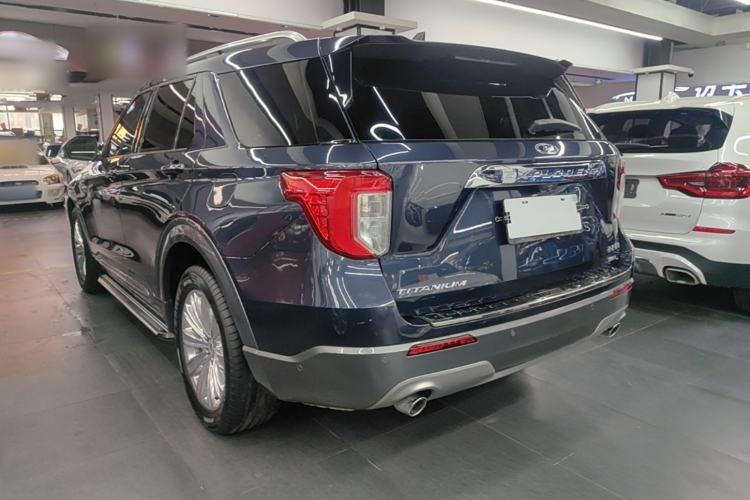 Used Ford Explorer 2020 EcoBoost 285 4x4 Titanium Edition 6 Seats Rear Left 45 Deg