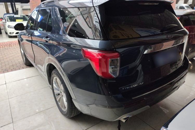 Used Ford Explorer 2020 EcoBoost 285 4x4 Titanium Edition 7-Seater Rear Left 45 Deg