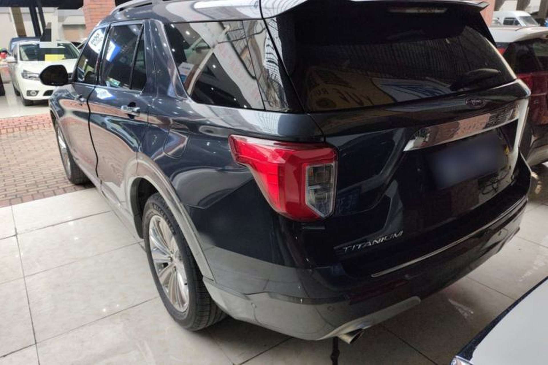 Used Ford Explorer 2020 EcoBoost 285 4x4 Titanium Edition 7-Seater Rear Left 45 Deg