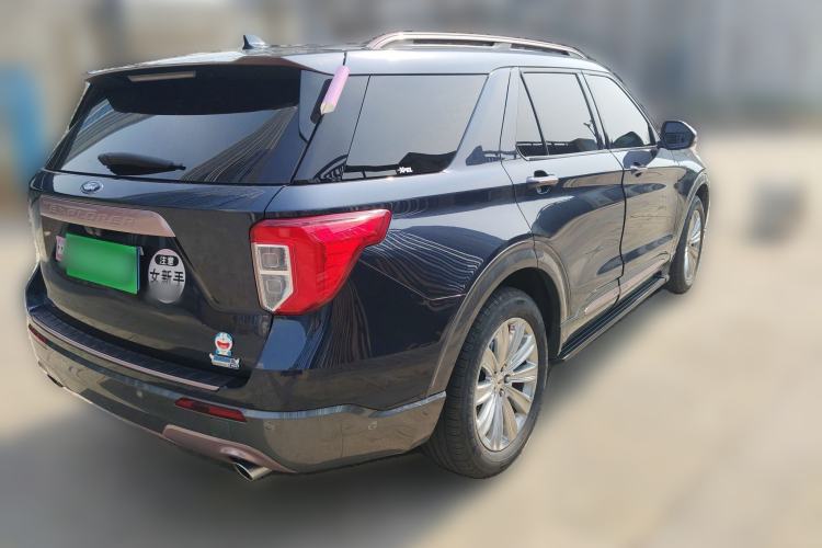 Used Ford Explorer 2020 EcoBoost 285 4x4 Titanium Edition 7-Seater Rear Right 45 Deg