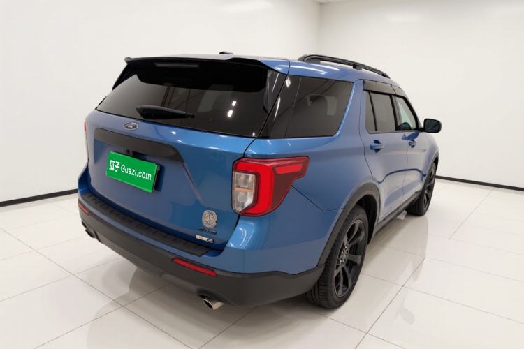 Used Ford Explorer 2020 EcoBoost 285 Four-Wheel Drive Sport Edition ST-LINE 7-Seater Rear Right 45 Deg
