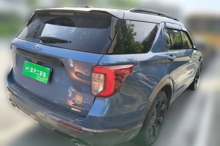 Used Ford Explorer 2020 EcoBoost 285 Four-Wheel Drive Sport Edition ST-LINE 7-Seater Rear Right 45 Deg