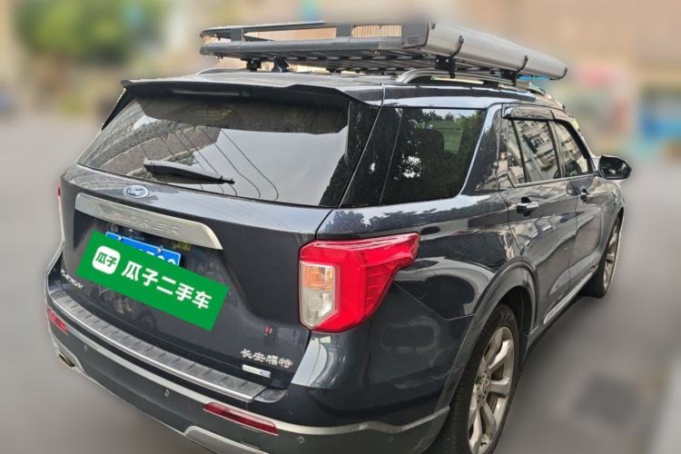 Used Ford Explorer 2020 EcoBoost 285 4x4 Platinum Edition 7-Seater Rear Right 45 Deg