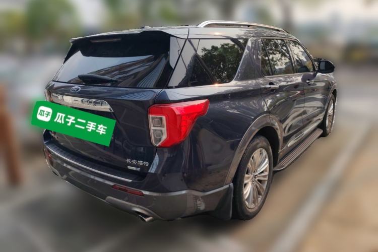 Used Ford Explorer 2020 EcoBoost 285 4x4 Titanium Edition 7-Seater Rear Right 45 Deg