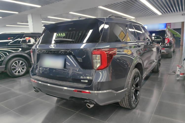 Used Ford Explorer 2020 EcoBoost 285 Four-Wheel Drive Sport Edition ST-LINE 7-Seater Rear Right 45 Deg