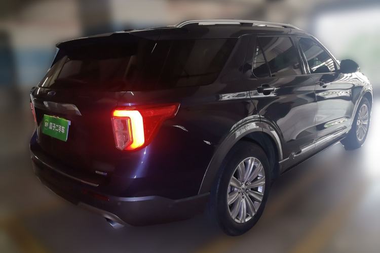 Used Ford Explorer 2020 EcoBoost 285 4x4 Titanium Edition 6 Seats Rear Right 45 Deg