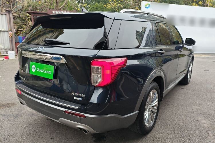 Used Ford Explorer 2020 EcoBoost 285 4x4 Titanium Edition 7-Seater Rear Right 45 Deg
