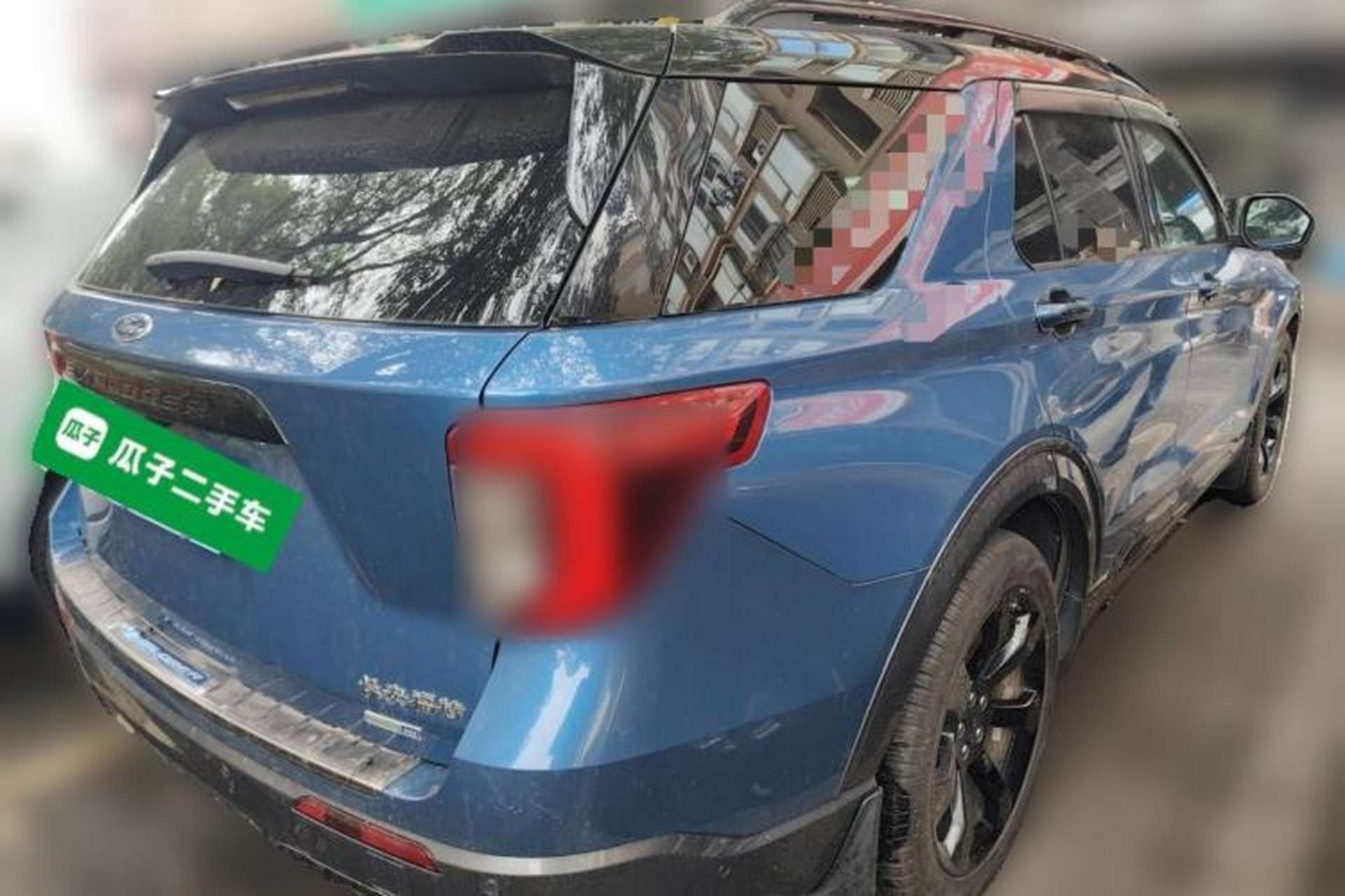 Used Ford Explorer 2020 EcoBoost 285 Four-Wheel Drive Sport Edition ST-LINE 7-Seater Rear Right 45 Deg