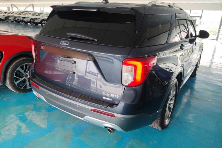 Used Ford Explorer 2020 EcoBoost 285 Rear-Drive Trend Edition 7-Seater Rear Right 45 Deg