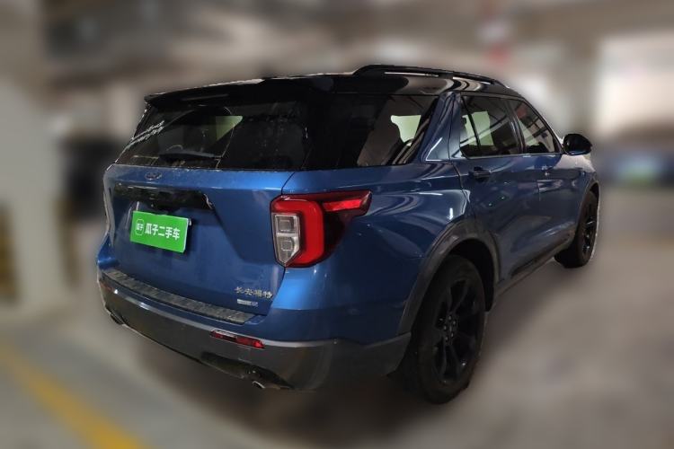 Used Ford Explorer 2020 EcoBoost 285 4x4 Sport Edition ST-LINE 6-Seater Rear Right 45 Deg