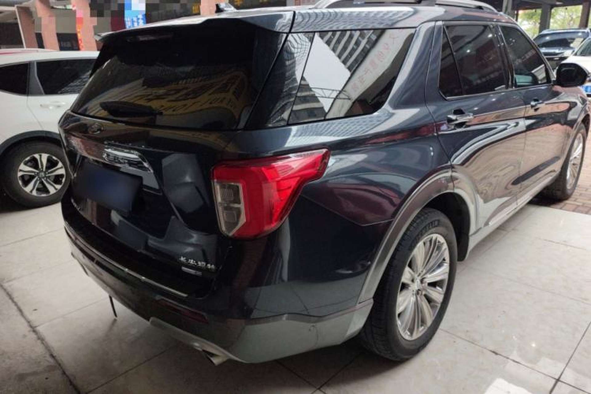 Used Ford Explorer 2020 EcoBoost 285 4x4 Titanium Edition 7-Seater Rear Right 45 Deg