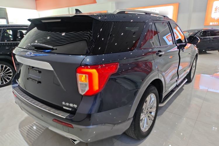 Used Ford Explorer 2020 EcoBoost 285 4x4 Titanium Edition 7-Seater Rear Right 45 Deg