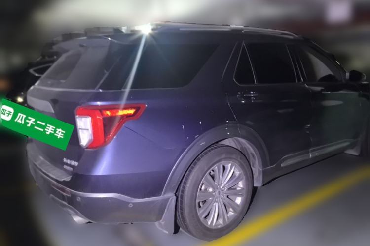 Used Ford Explorer 2020 EcoBoost 285 4x4 Titanium Edition 7-Seater Rear Right 45 Deg