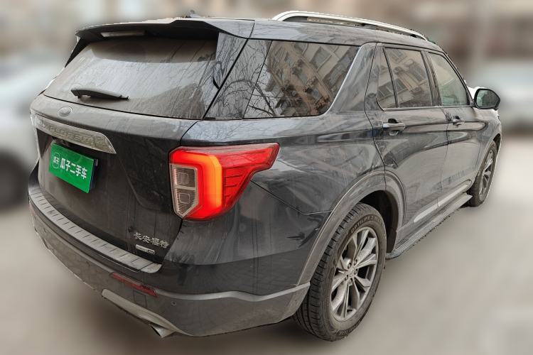 Used Ford Explorer 2020 EcoBoost 285 Four-Wheel Drive Trend Edition 6 Seats Rear Right 45 Deg