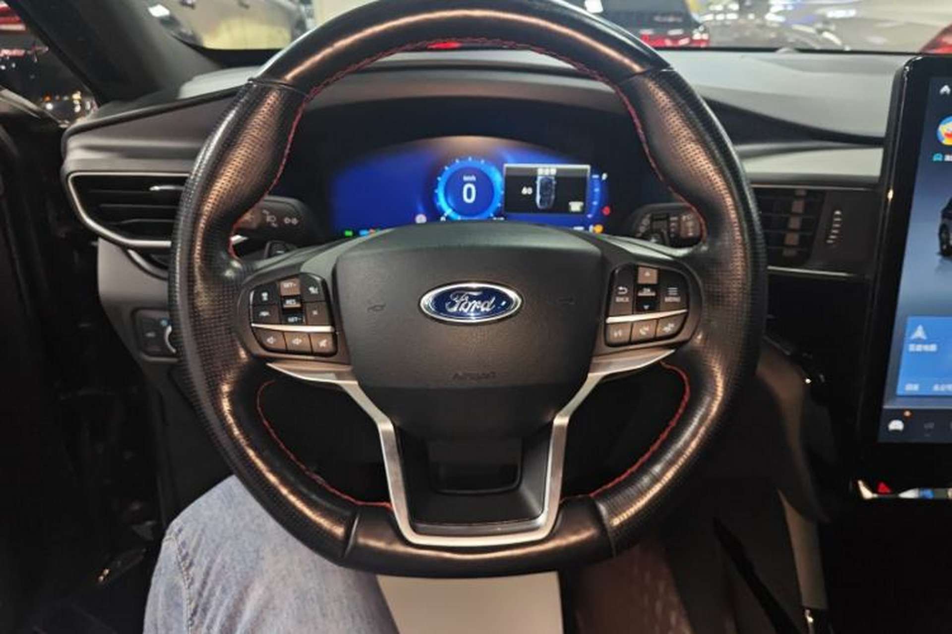 Used Ford Explorer 2020 EcoBoost 285 Four-Wheel Drive Sport Edition ST-LINE 7-Seater Steering Wheel