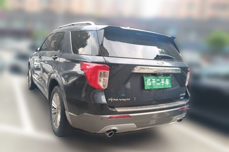Used Ford Explorer 2020 EcoBoost 285 4x4 Titanium Edition 7-Seater Rear Left 45 Deg