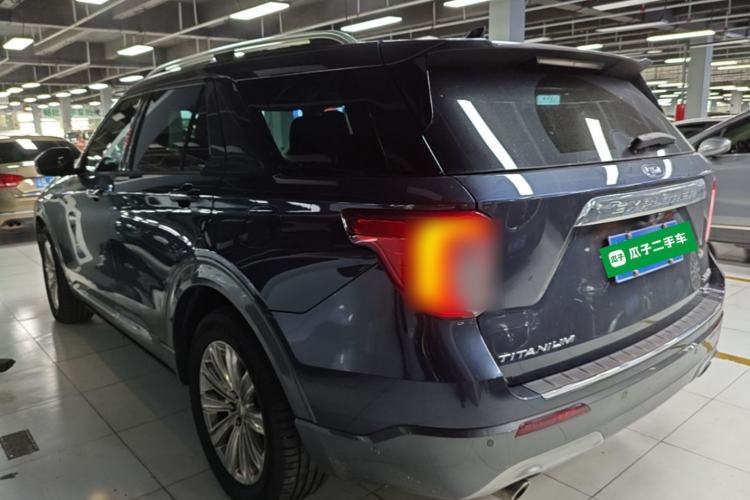 Used Ford Explorer 2020 EcoBoost 285 4x4 Titanium Edition 6 Seats Rear Left 45 Deg