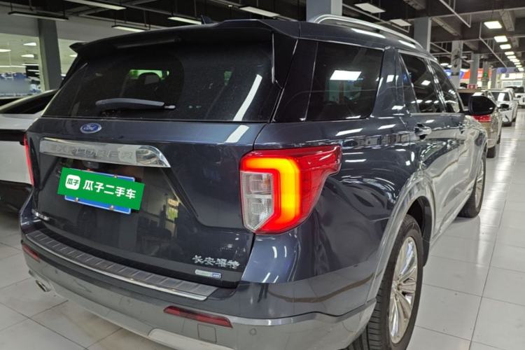 Used Ford Explorer 2020 EcoBoost 285 4x4 Titanium Edition 6 Seats Rear Right 45 Deg