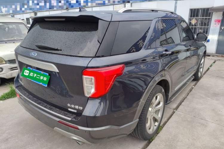 Used Ford Explorer 2020 EcoBoost 285 4x4 Platinum Edition 7-Seater Rear Right 45 Deg