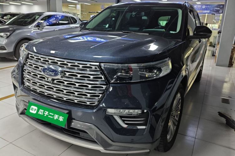 Used Ford Explorer 2020 EcoBoost 285 4x4 Titanium Edition 6 Seats Guazi used car, China used car export, Used car for sale, Used Ford cars, Cheapest cars for sale