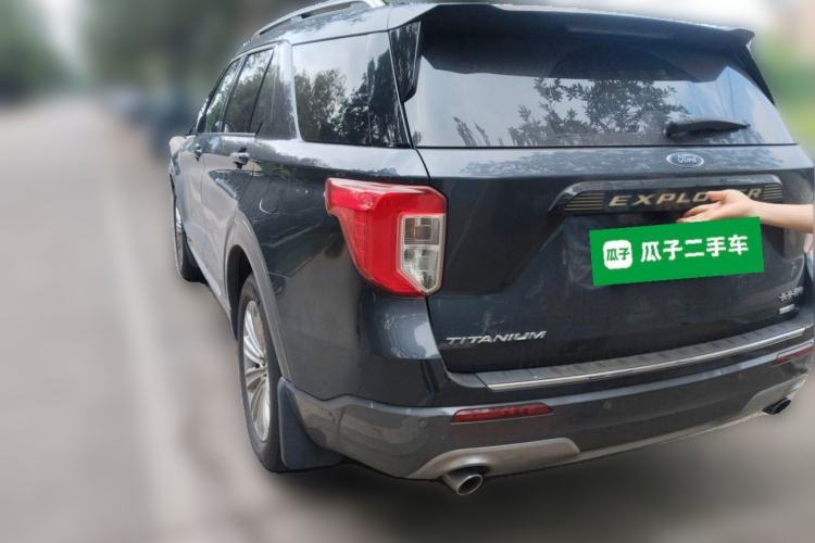 Used Ford Explorer 2020 EcoBoost 285 4x4 Titanium Edition 6 Seats Rear Left 45 Deg