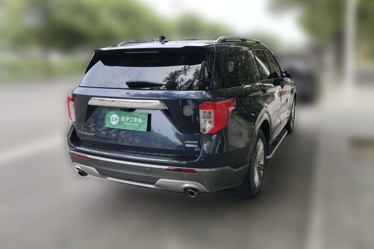Used Ford Explorer 2020 EcoBoost 285 4x4 Titanium Edition 7-Seater Rear Right 45 Deg
