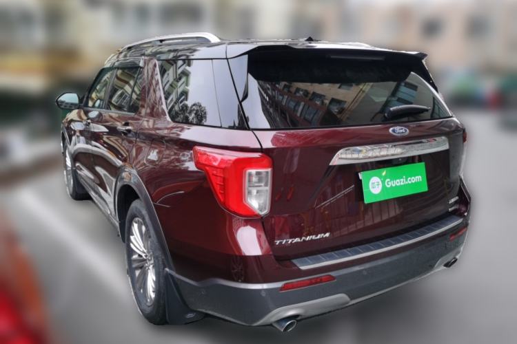Used Ford Explorer 2020 EcoBoost 285 4x4 Titanium Edition 6 Seats Rear Left 45 Deg