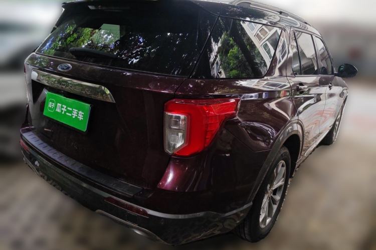 Used Ford Explorer 2020 EcoBoost 285 Four-Wheel Drive Trend Edition 6 Seats Rear Right 45 Deg