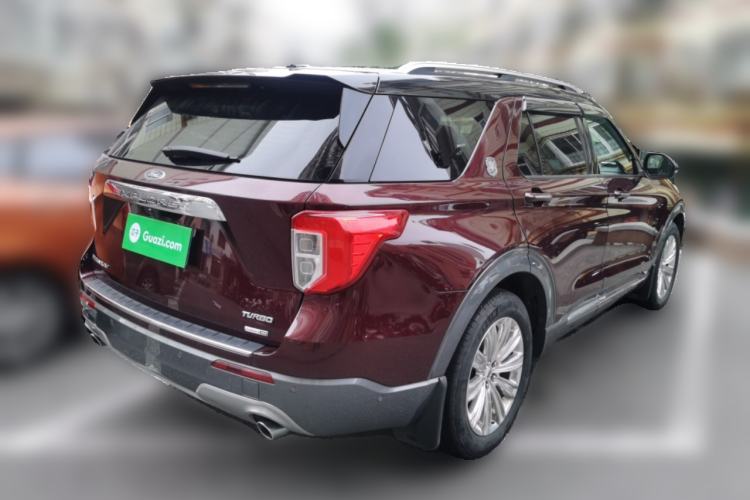 Used Ford Explorer 2020 EcoBoost 285 4x4 Titanium Edition 6 Seats Rear Right 45 Deg